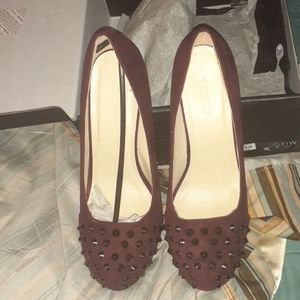 New Torrid Burgundy Spike Heels